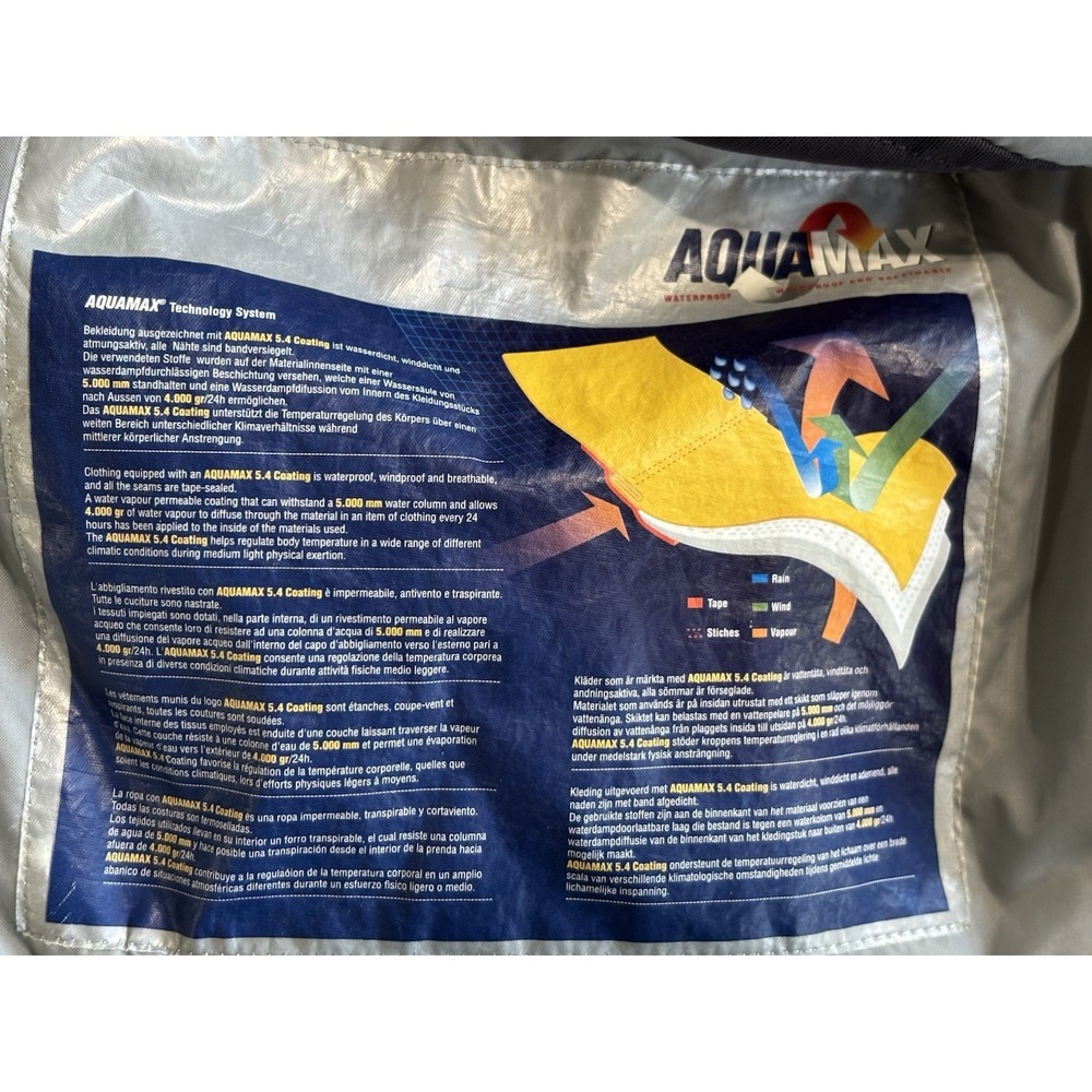 Vintage 90's Crazy Creek Snow Boarding Performance Aquamax Jacket Womens 38 EUC - Picture 13 of 14